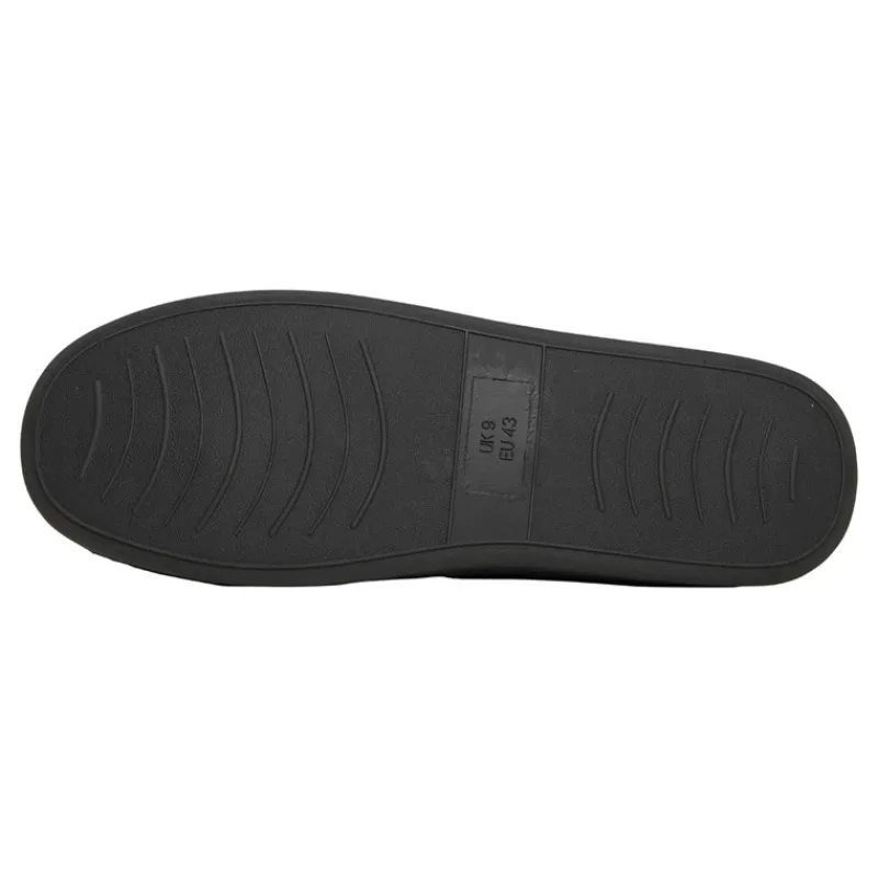 Clearance Lyle And Scott Vintage Herre Montague Mocassin-Tøfler /​Grå Tjek Sort