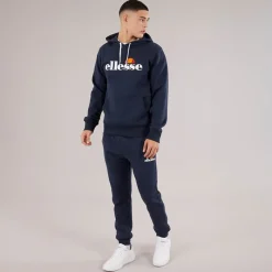 Best Ellesse Herre Morristown Hættetrøje Navy Marineblå