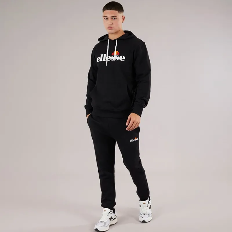 Online Ellesse Herre Morristown Hættetrøje Sort