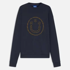 Clearance HUGO Herre Natrox Sweatshirt Navy