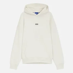 Clearance HUGO Herre Nazardo Hættetrøje Open White