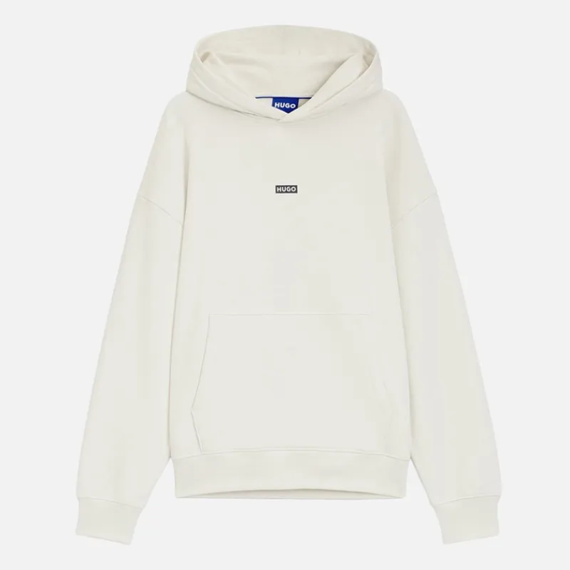 Clearance HUGO Herre Nazardo Hættetrøje Open White