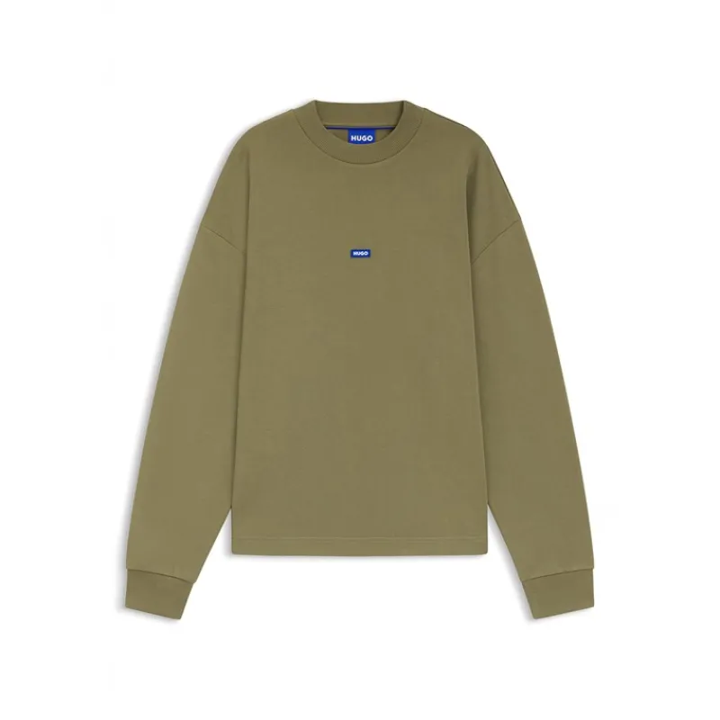 Best HUGO Herre Nedro Sweatshirt Olive Olivengrøn