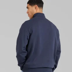 Best HUGO Herre Neeler Half Zip Sweatshirt Navy