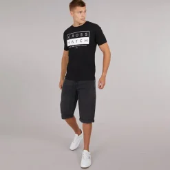 Hot Crosshatch Herre Nero T-shirts Flerfarvet