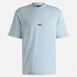 Discount HUGO Herre Nieros T-shirt Light/​Pastel Blue Lyseblå