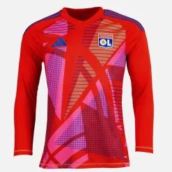 Outlet adidas Herre OL Olympique Lyon 24/25 Målmands Trøje Langærmet Rød