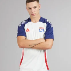 Online adidas Herre OL Olympique Lyon Træningstrøje White Tint/​Midnight Indigo/​Bright Red