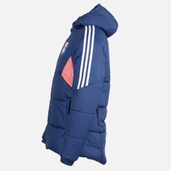 Clearance adidas Herre OL Olympique Lyon Vinterjakke Tech Indigo/​Hazy Rose