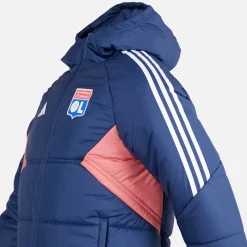 Clearance adidas Herre OL Olympique Lyon Vinterjakke Tech Indigo/​Hazy Rose