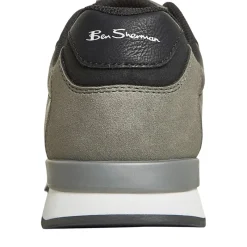 Clearance Ben Sherman Herre Owen Retro Sneakers Sort/Grå