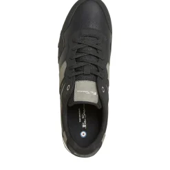 Clearance Ben Sherman Herre Owen Retro Sneakers Sort/Grå
