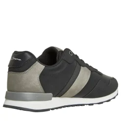 Clearance Ben Sherman Herre Owen Retro Sneakers Sort/Grå