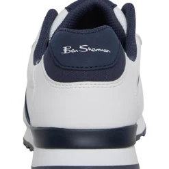 Best Ben Sherman Herre Owen Retro Sneakers Hvid