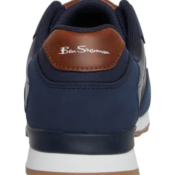 Online Ben Sherman Herre Owen Retro Træningssko Blå/Tan Marineblå