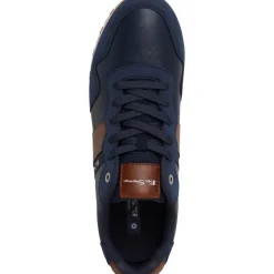 Online Ben Sherman Herre Owen Retro Træningssko Blå/Tan Marineblå