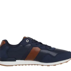 Online Ben Sherman Herre Owen Retro Træningssko Blå/Tan Marineblå