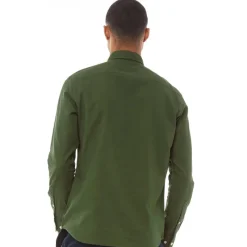 Sale JACK & JONES Herre Oxford Langærmet shirts Mørk Grøn Mørkegrøn