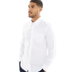 Sale Ben Sherman Herre Oxford Langærmet shirts Hvid