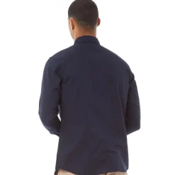 JACK & JONES Herre Oxford Langærmet shirts Marineblå Marineblå