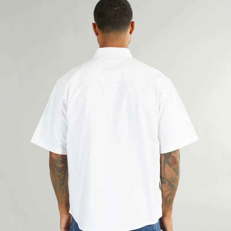 Hot Tommy Jeans Herre Oxford Skjorte Ecru
