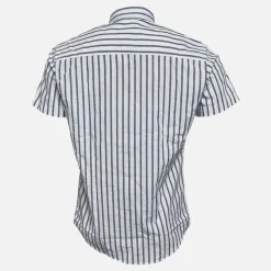 Hot JACK & JONES Herre Oxford Stripe Skjorter med korte ærmer Blå