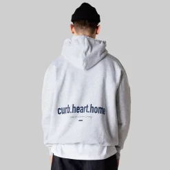 Best Woodbird Herre Pacs Hjem Hoodie Snow Melange