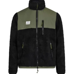 Online Resteröds Herre Panel Lynlås Fleece Grøn Mørkegrøn