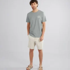 Outlet Hurley Herre Paradise Found Grafik T-shirt Grå /​ Blå Blå