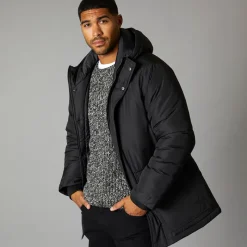 Online French Connection Herre Parka Jakke Sort