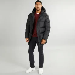 Discount French Connection Herre Parka Row Jakke Sort