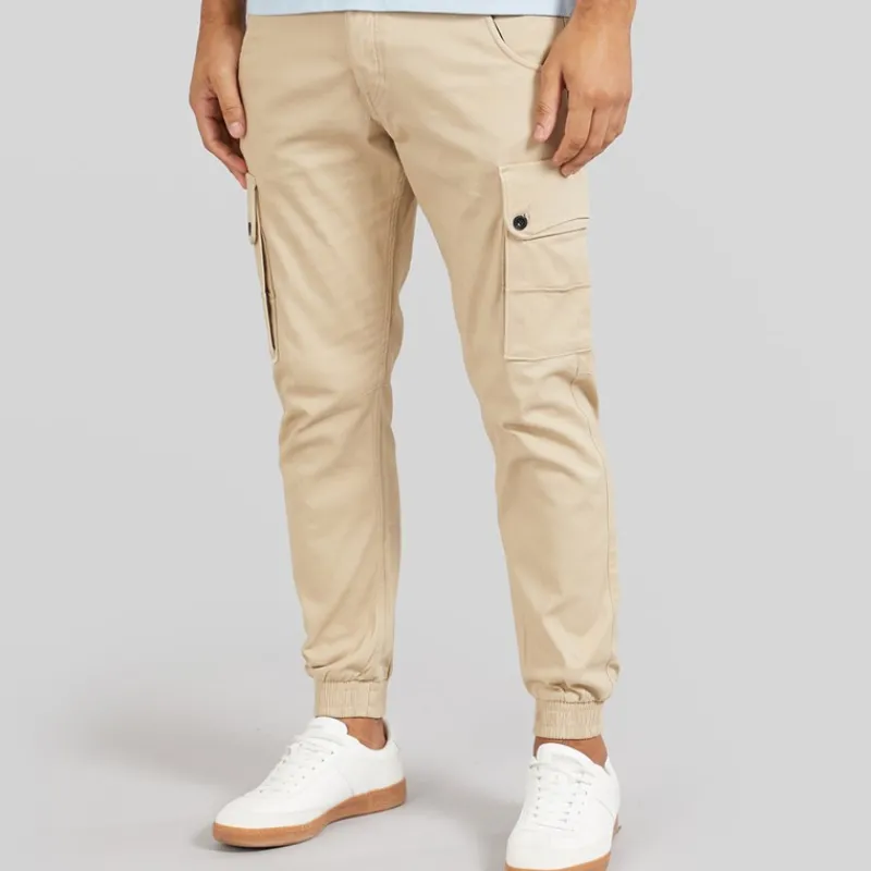 Online JACK & JONES Herre Paul Warner AKM 111 Cargo Bukser Beige