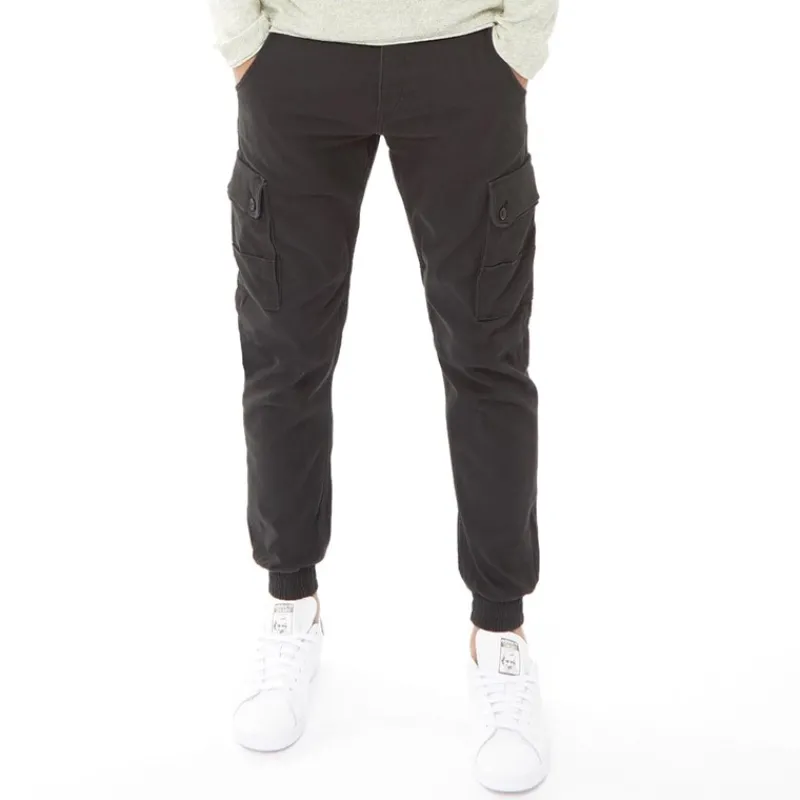 JACK & JONES Herre Paul Warner AKM 111 Cargo Bukser Sort