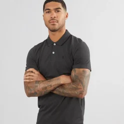Sale JACK & JONES Herre Paulos Kortærmet poloer Grå Mørk grå mergel