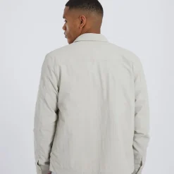 Hot Brave Soul Herre Pearson Overshirt Lysten Lys Stengrå