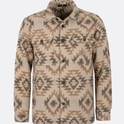 Clearance Indicode Herre Pedron Overshirt Mojave