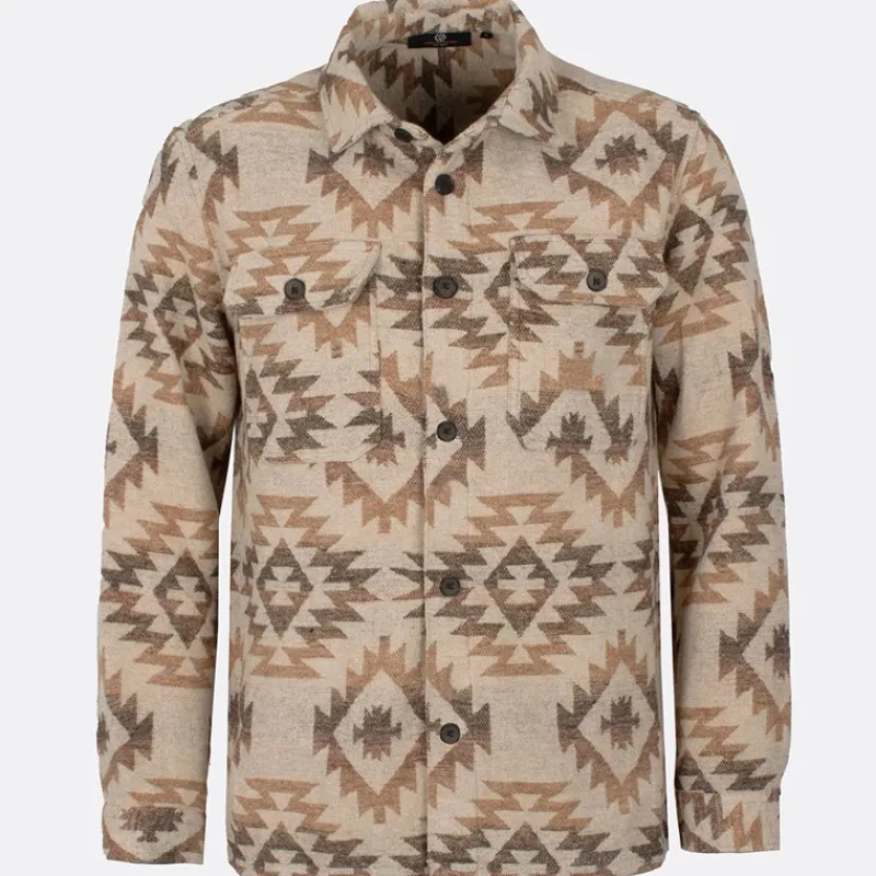 Clearance Indicode Herre Pedron Overshirt Mojave