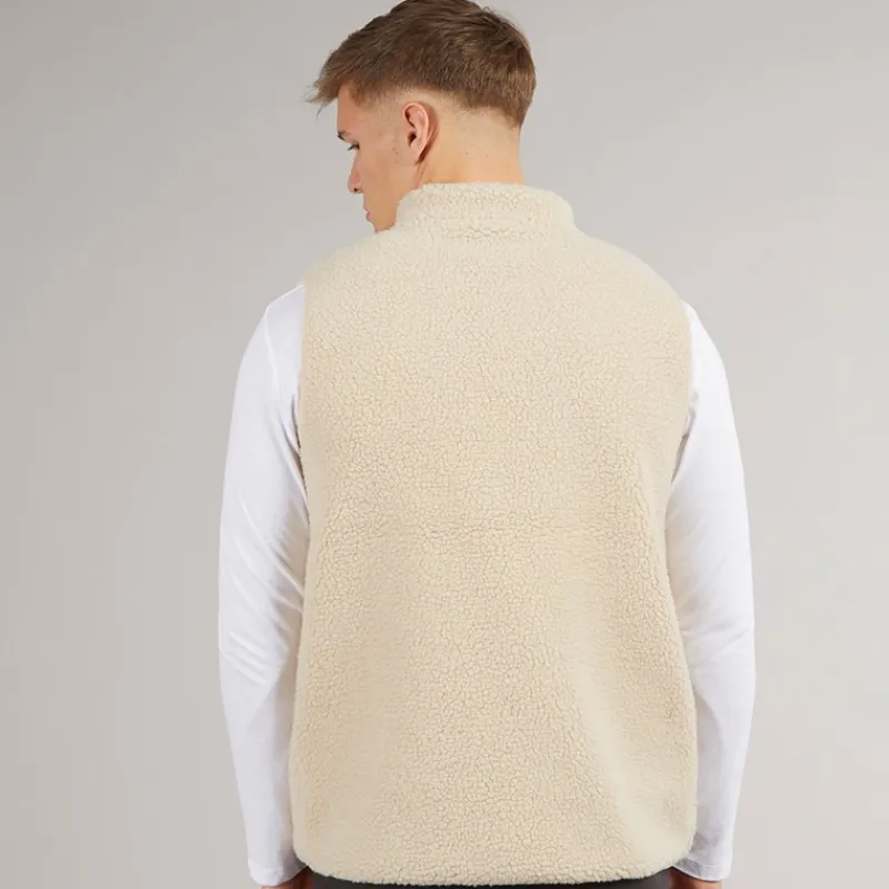 New True North Herre Pile Vest beige