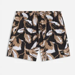 Hot BOSS Herre Piranha Svømme Shorts Sort