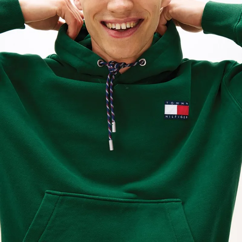 Discount Tommy Hilfiger Herre Pullover Hættetrøje Ornamental Grøn