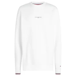 Discount Tommy Hilfiger Herre Pullover Sweatshirt Hvid