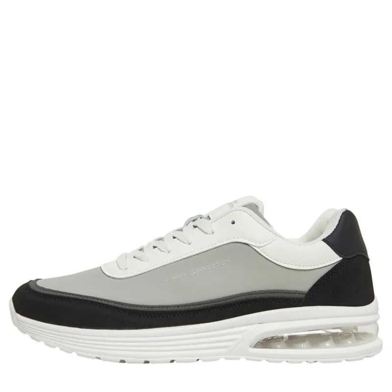 Sale French Connection Herre PU/Suede Sneakers Flerfarvet