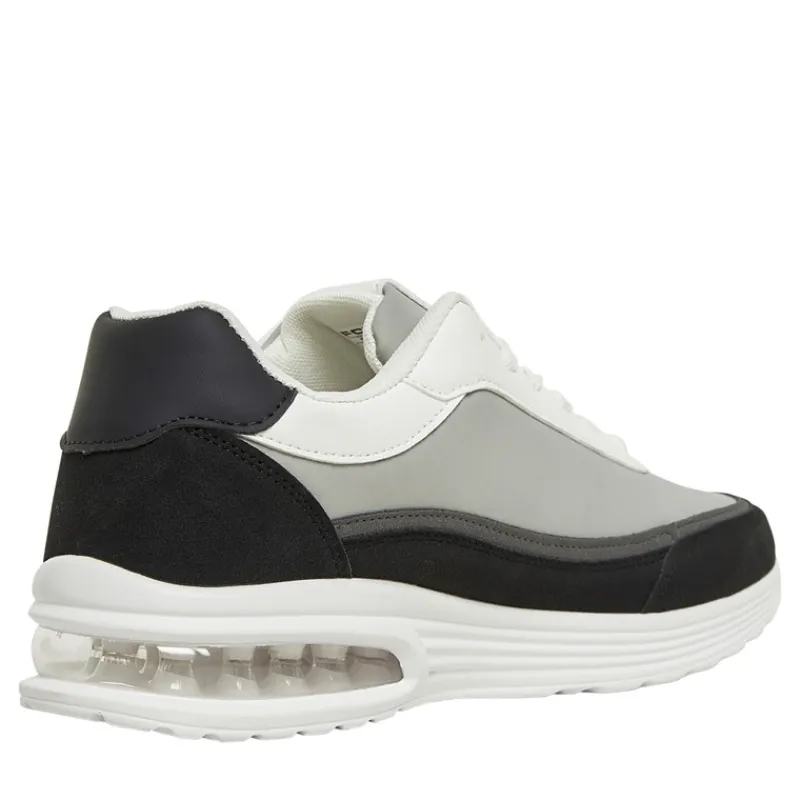 Sale French Connection Herre PU/Suede Sneakers Flerfarvet