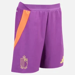 Sale adidas Herre RBFA Belgien 24/25 Autentiske udebane shorts Glory Purple