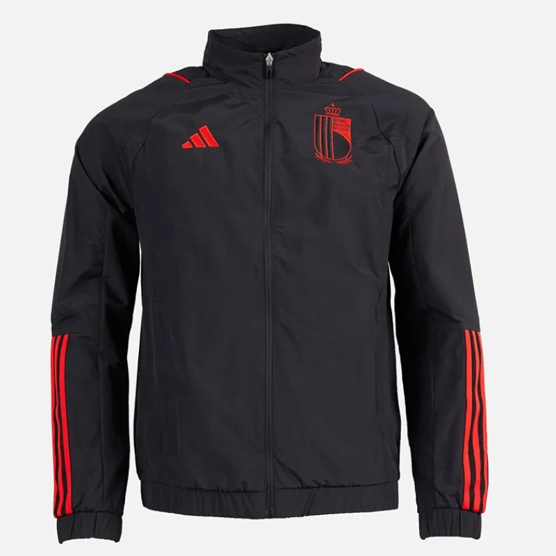 Sale adidas Herre RBFA Belgien Track Jakke Sort