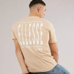 Ellesse Herre Retanna Ryg Logo T-shirt Natural beige