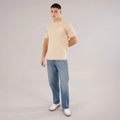 Ellesse Herre Retanna Ryg Logo T-shirt Natural beige