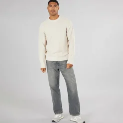 Outlet JACK & JONES Herre Rice Strikket Jumper Havre beige