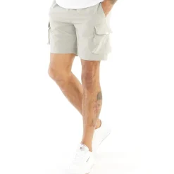 Sale Closure London Herre Ripstop Utility Tech Shorts Sten Grå
