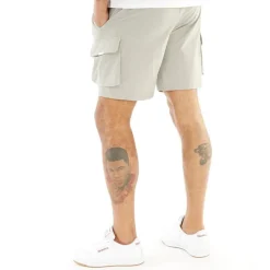 Sale Closure London Herre Ripstop Utility Tech Shorts Sten Grå
